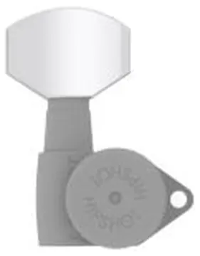 Hipshot Hex Guitar Tuner Button, HS6B1HEXC