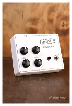 Benson Preamp Pedal (Boost/Overdrive) Tuxedo White