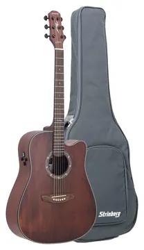 Strinberg London LE50C SMS Smoked Satin Eletroacústico Aço C/ Bag