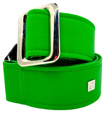 Getm Getm Fly Green Kunstleder-Gitarrengurt 51mm