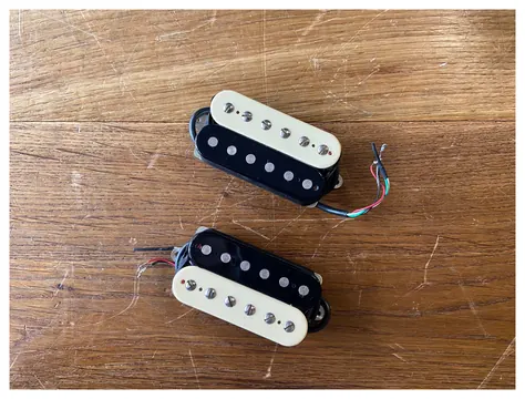 Bare Knuckle Boot Camp True Grit Zebra Humbucker Set