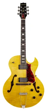 Heritage Custom Shop Core Collection H-575 Electric Guitar with Case, Antique Natural