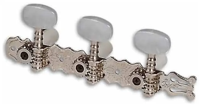 Par de Carrilhões Artcarmo para Guitarra Clássica de Cordas de Nylon Cromado