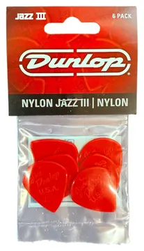 Dunlop Jazz III Nylon Pick's Pack Plektrum Set