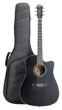 Tagima Sunset Collection Elétrico Folk Tampo Sólido Black