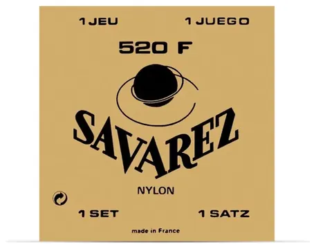 Savarez Encordoamento Para Violão Savarez 520F Nylon Tensão Alta