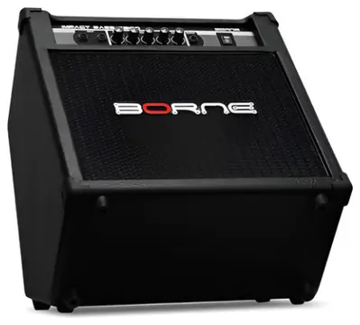 Borne Amplificador Baixo Borne Cb100 Impact Bass Preto