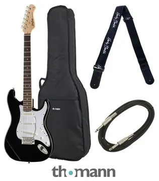 Harley Benton ST-20 BK St. Series Bundle