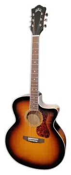 Guitarra Eletroacústica Guild F 250CE Jumbo Cutaway Antique Burst