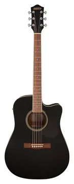 Gretsch Prelude D100CE Preto com Cutaway