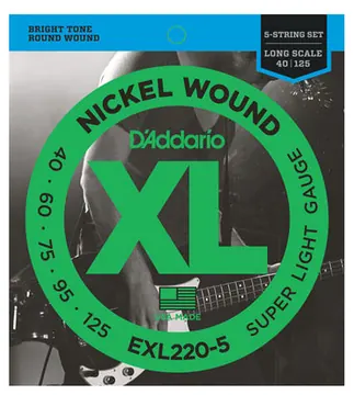 D'Addario EXL220-5 Corde Basso