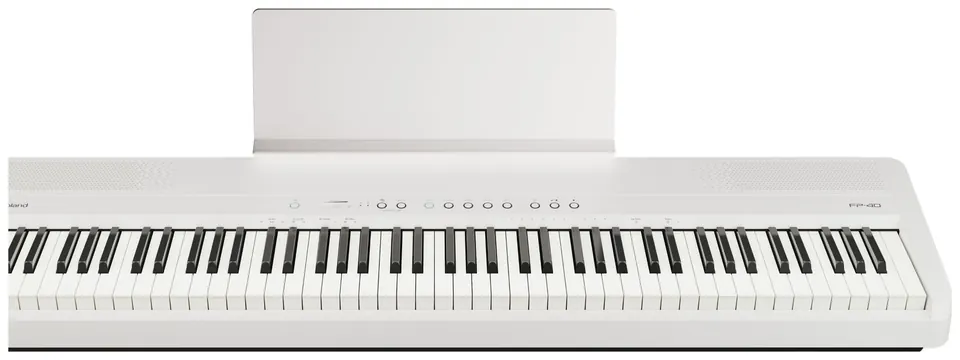 Roland FP-40 WH Digitalpiano – 88 Tasten mit Hammermechanik, Weiß