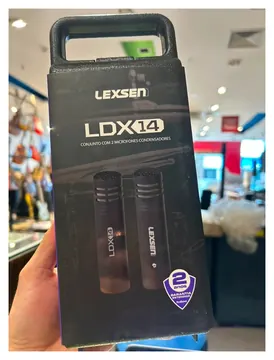 Lexsen Conjunto Microfones LDX14 - 2 Microfones Dinâmicos