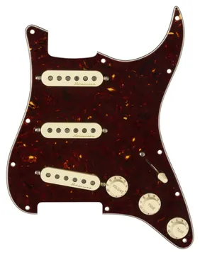 Fender Pre Wired Strat Pickguard SSS Tex Mex Tortoise Shell