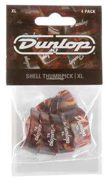 Dunlop 9024P Shell Thumbpicks, Player`s Pack, 4 pcs., she