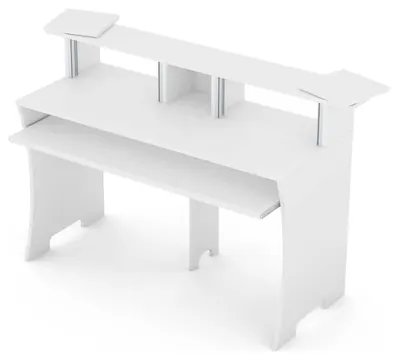 Glorious WORKBENCH WHITE Workstation console di lavor x prod. musicali, Bianco