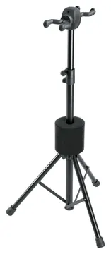 K&M 17620 Gitarrenständer Double Black