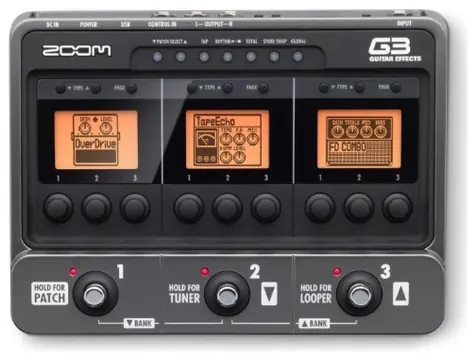 Zoom Pedaliera G3 Zoom Multieffetto Chitarra