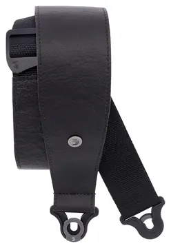 D'Addario Gitarrengurt Comfort Leather Auto Lock 3,0" Black