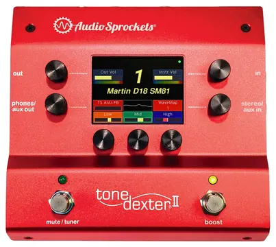 Audio Sprockets ToneDexter 2 Acoustic Guitar Preamp Pedal