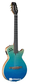 Tagima Modena Flat Eletrico Cordas Nylon Cor Transparent Blue Fade (TBLF)