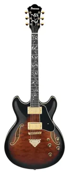 Ibanez AS93QMSP-DBS Dark Brown Sunburst