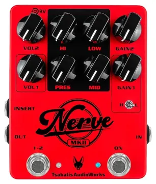 Tsakalis AudioWorks Nerve MKII Touch Sensitive High Gain Distortion