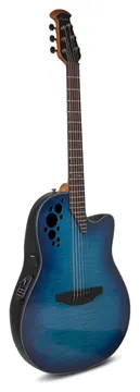 Ovation Celebrity Elite Plus Limited 2024 CE44P-BLFL-G Blue Flamed Maple Acustica Elettrificata