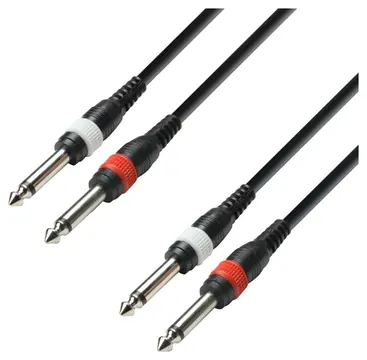 Adam hall K3 TPP 0300 CAVO 2 JACK 6,3mm / 2 JACK 6,3mm 3mt
