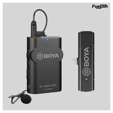 Boya Microfone Boya Sem Fio BY-WM4 K5 Lapela Para Celular | Fujisom