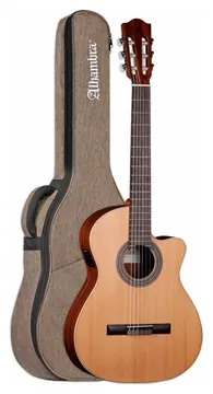 Guitarra Clássica Alhambra Z Nature CW EZ Mate com Saco de 10mm