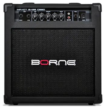 Borne Amplificador de Contrabaixo Borne Impact Bass CB80 de 30 WRMS