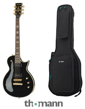 Harley Benton SC-Custom III P90 Black Bundle