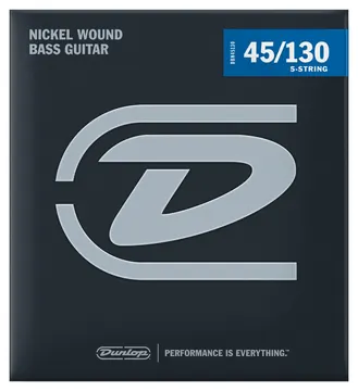Dunlop DBN45130 Nickel Wound Medium 5-String | 45-130