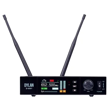 Dylan Microfone Sem Fio Dylan Uhf Antena True Diversity D-9501