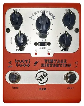 NIG Pedal NIG FZD Multi Fuzz and Vintage Distortion de Distorção p/ Guitarra
