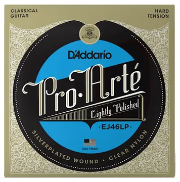 D'addario EJ46LP Pro-Arte Lightly Polished - Hard Tension