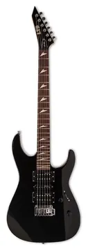LTD by ESP MT-130 BLK DF Linha Exclusives Superstrato Preta C/ Escala Escura