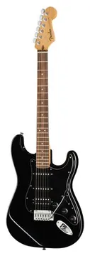 Fender Standard Stratocaster HSS LRL Black Pickguard Black