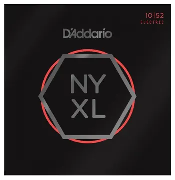 D'Addario NYXL1052 Nickel Wound Light Top Heavy Bottom Electric Strings (.010-.052)