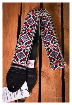 Souldier Guitar Strap SanQuentin Lightblue Red Black