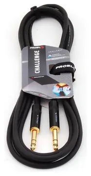 Proel CHL140LU5 Cavo Bilanciato Jack Stereo 6.3mm a jack stereo 6.3mm 5mt