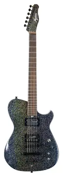 Manson Guitar Works Standard MB-1 Sustainiac Fuzz Factory Electric Guitar, Hollowsparkle