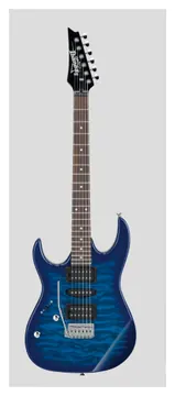 Ibanez Grx70Qaltbb Blu Sfumato Chitarra Elettrica Mancina