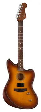 Fender Standard Acoustasonic Jazzmaster Guitar, RW FB, Honey Burst