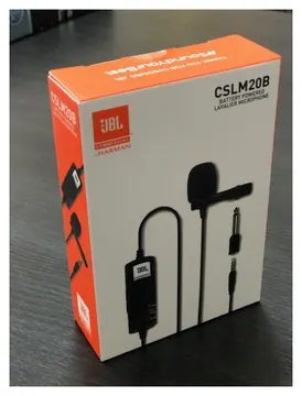 Microfone Lapela JBL modelo CSL20B