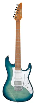 Ibanez AZ22S1F Standard Transparent Turquoise Burst