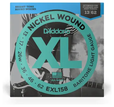D'Addario XL Baritone Light Baritone Electric Strings