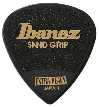 Ibanez PPA16XSG-BK Plektren Wizard Series 1,2mm 6 Stück Sand Grip Flat Black