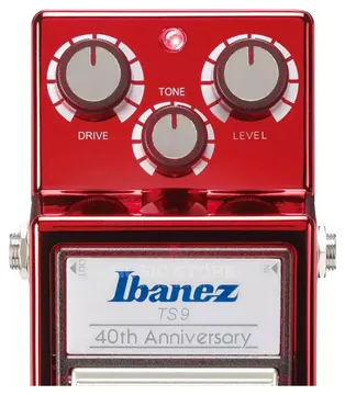 Ibanez Pedal Ibanez Ts9 40Th Anniversary Edição Limitada Vermelho
